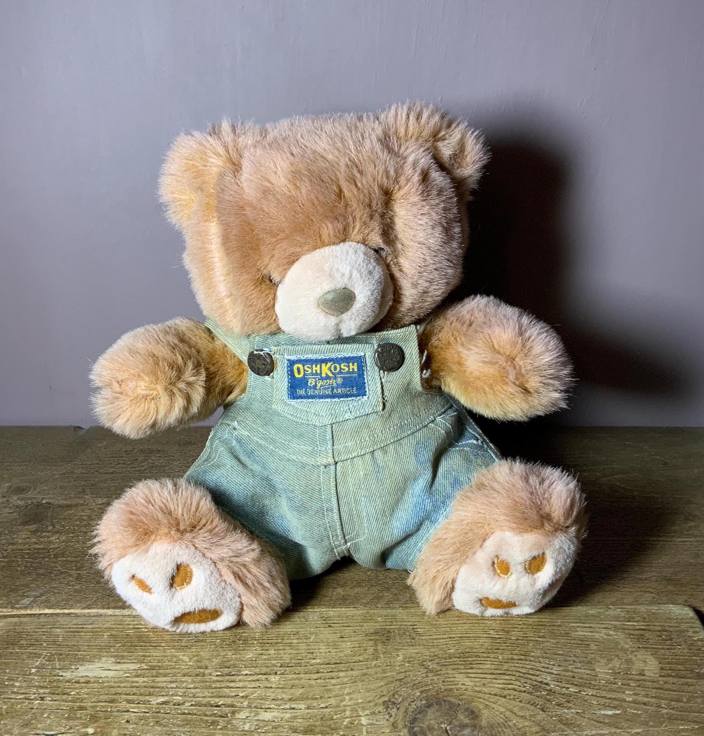 vintage oshkosh bear print dress 2T（Oshkosh Bear | eBay）