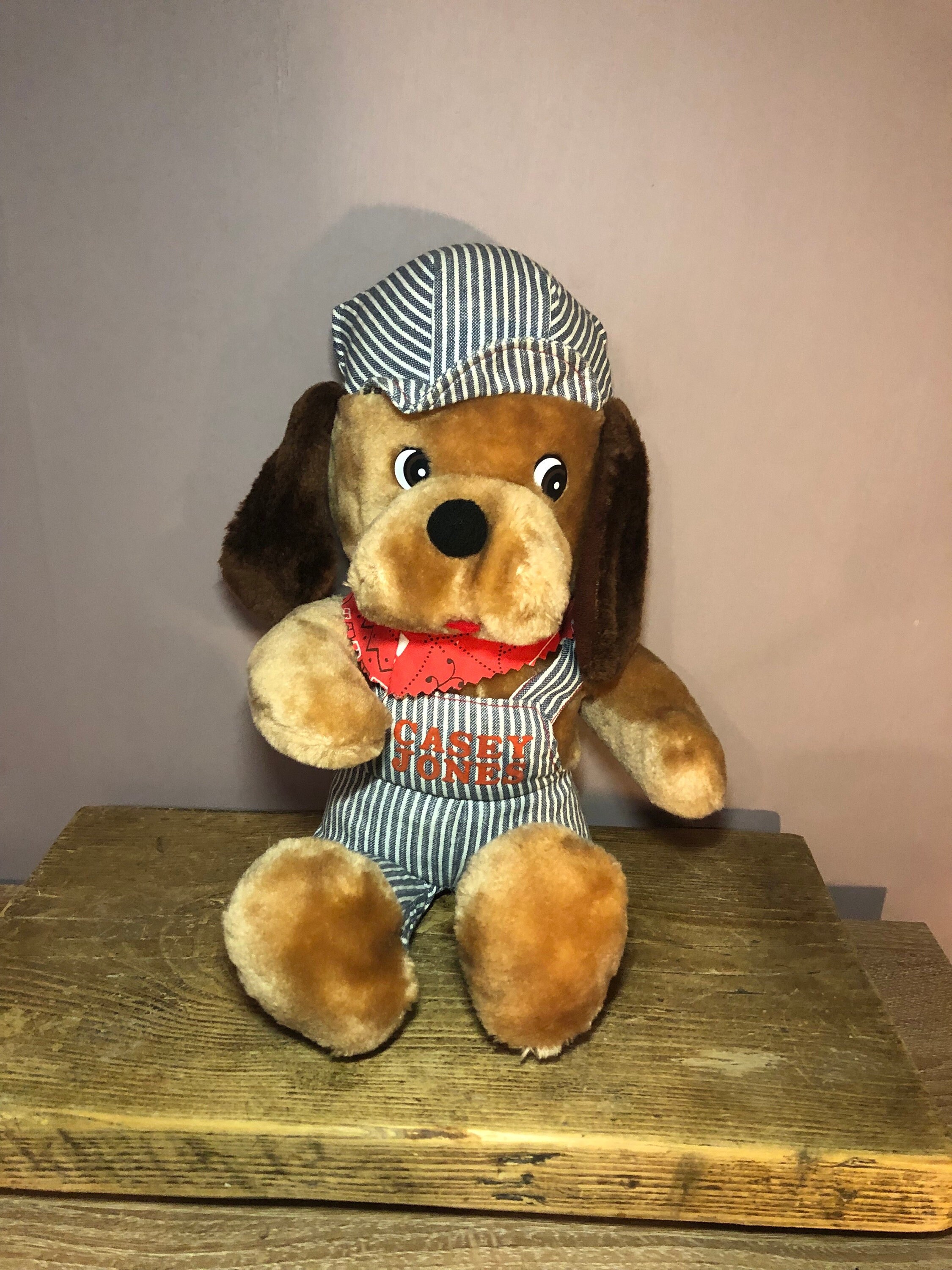 Casey jones stuffed dog hotsell