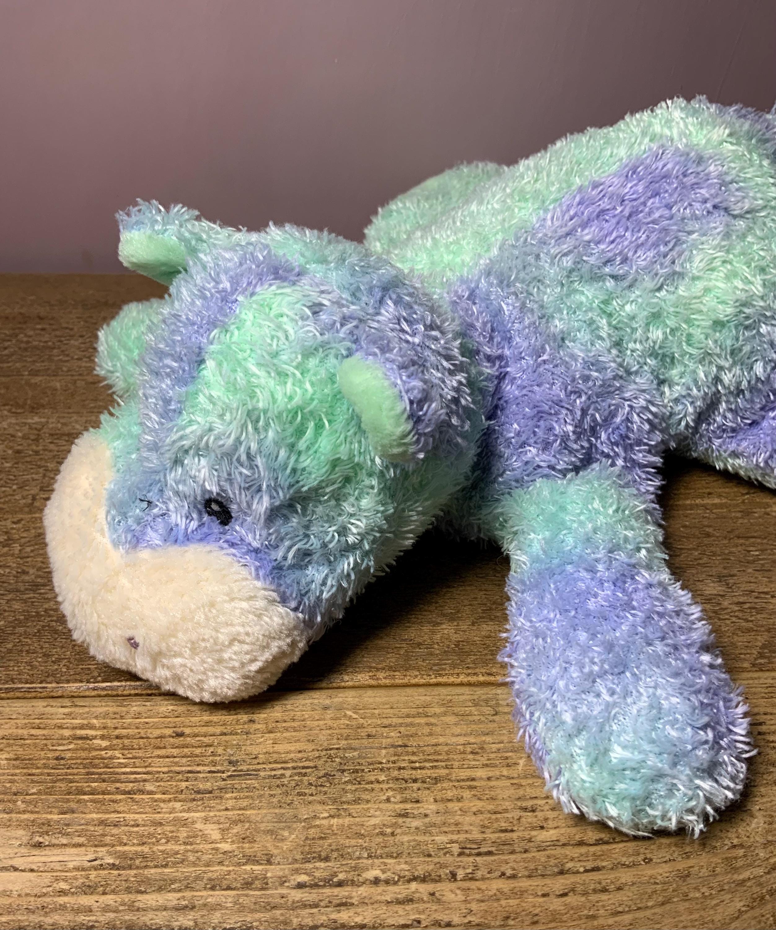 Baby GUND Oh So Snuggly Hippo Lovey – Soft Plush Security Blanket, Teal - View #4