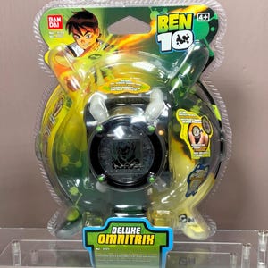 BEN 10 Deluxe Omnitrix, Bandai, Sealed, Mint, Blister Pack, LCD Battle Game Watch, Retro, Cartoon Network, Lights, Sounds, Games, Aliens