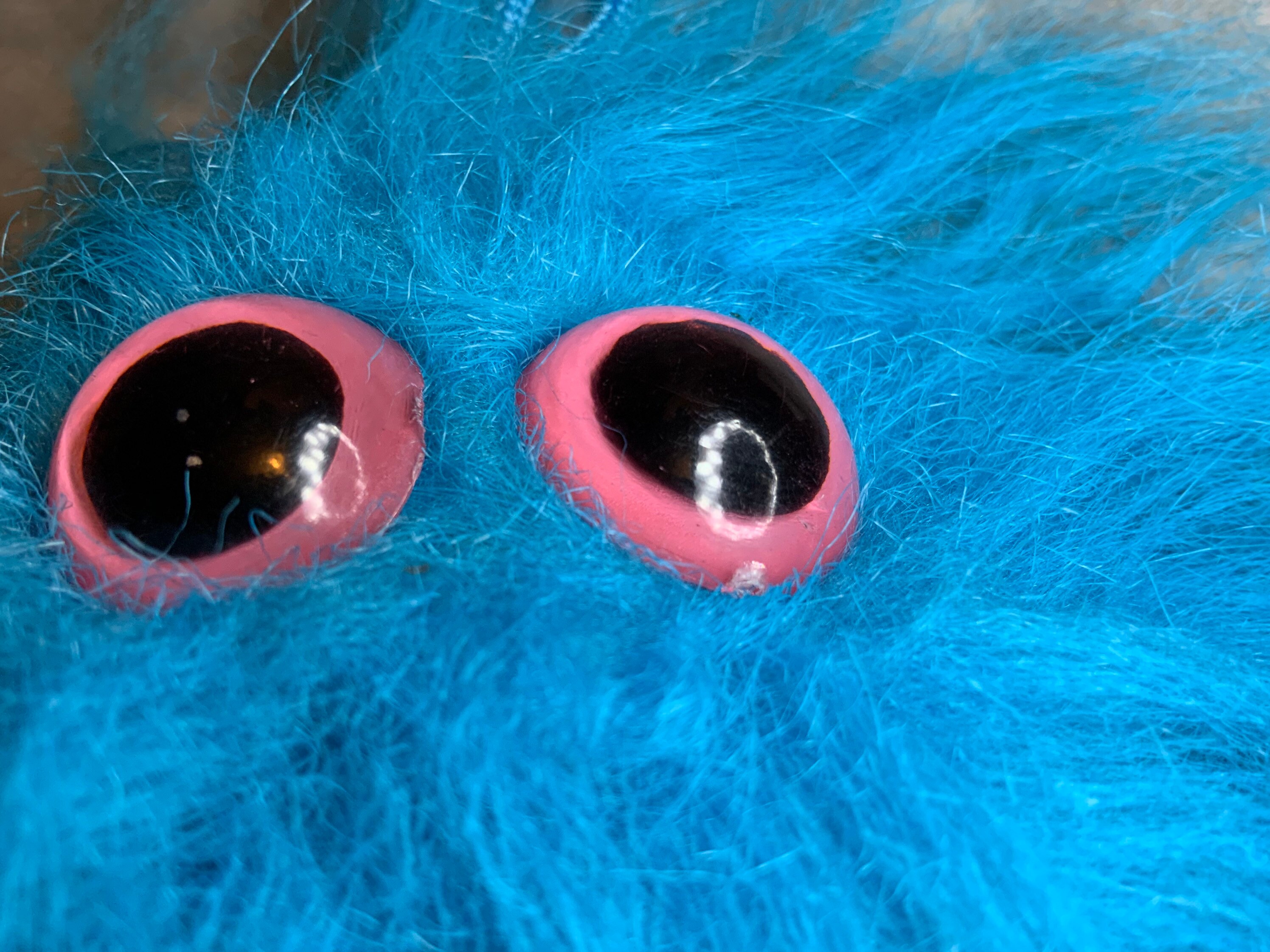 Furry stuffed animals 2024 with big eyes
