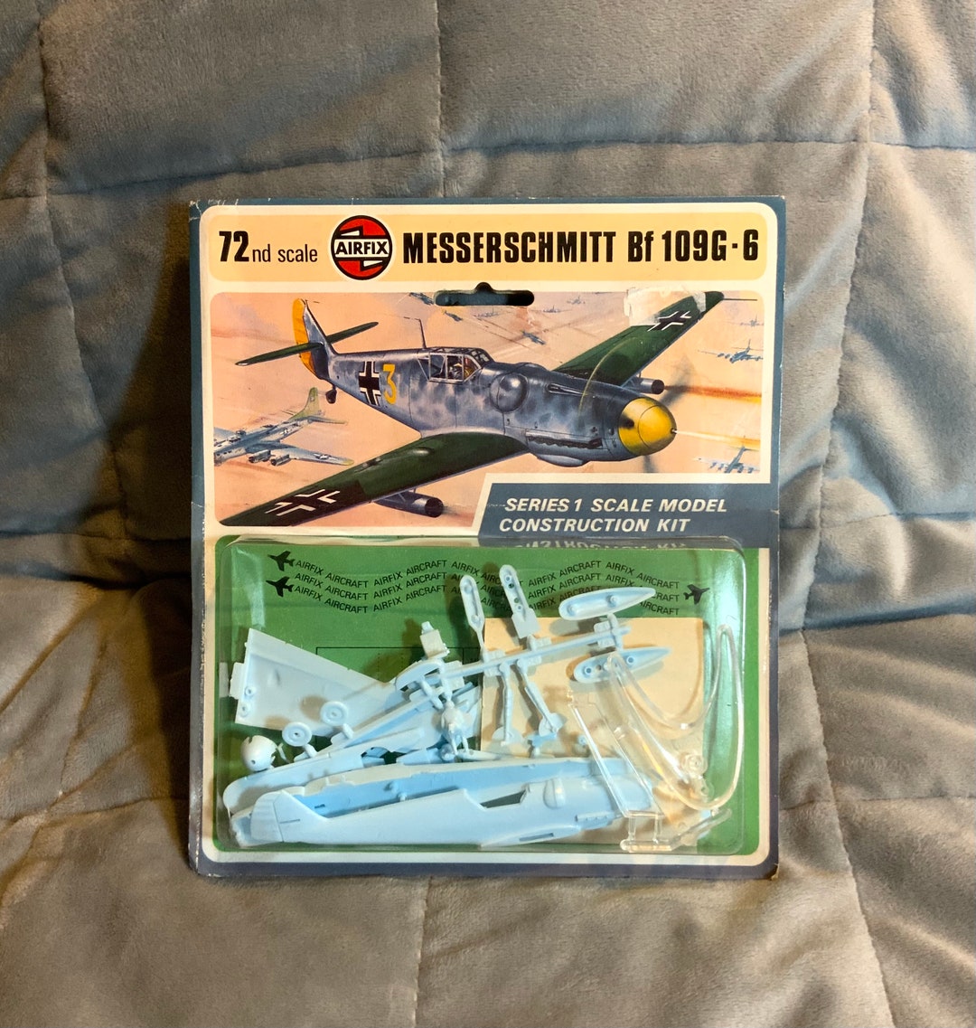 1973 Airfix Model Kit 72nd Scale Series 1 Messerschmitt Bf 109G6
