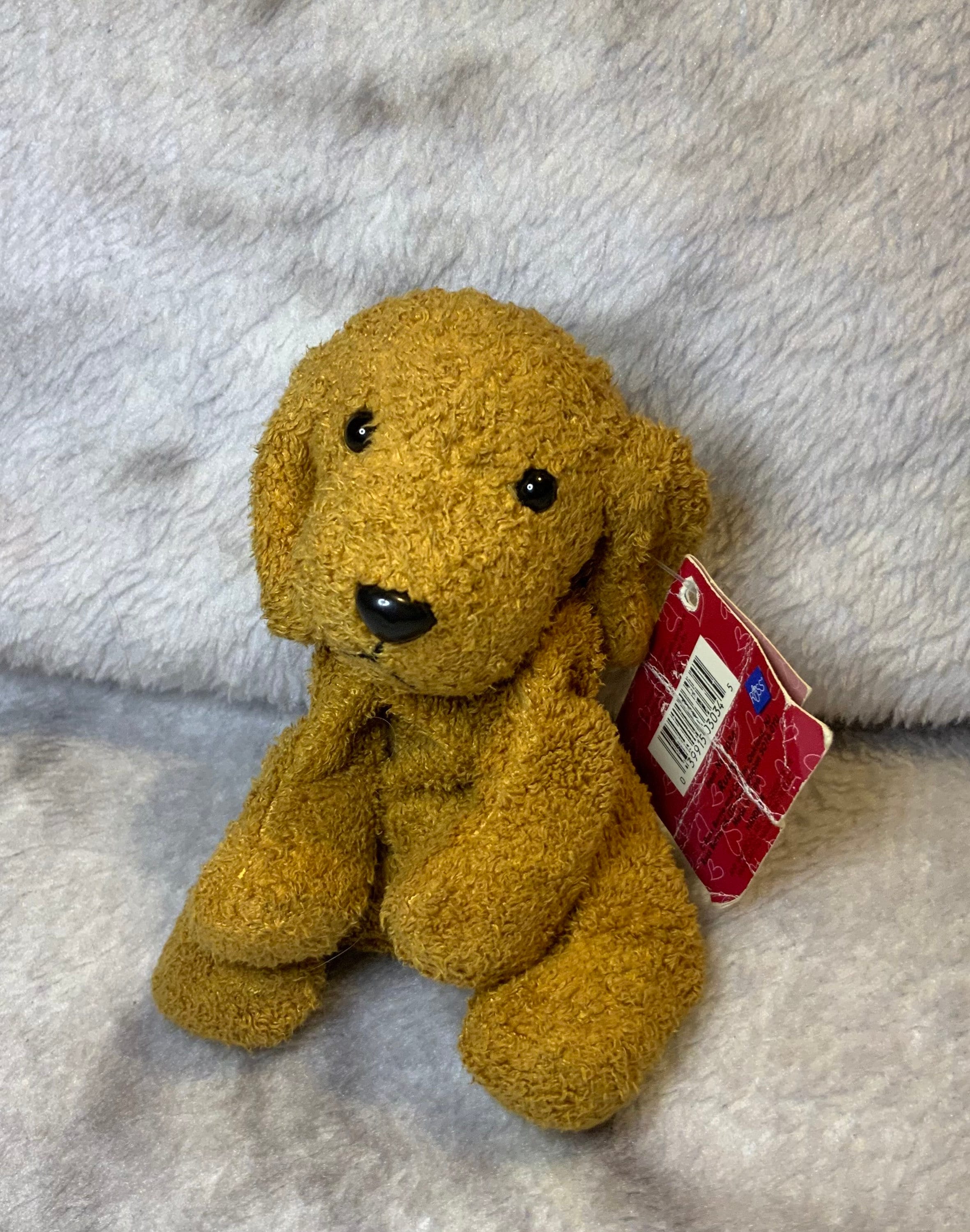 Russ Berrie Luv Pets Rusty Puppy Dog Soft Beanie Bean Plush Toy 5