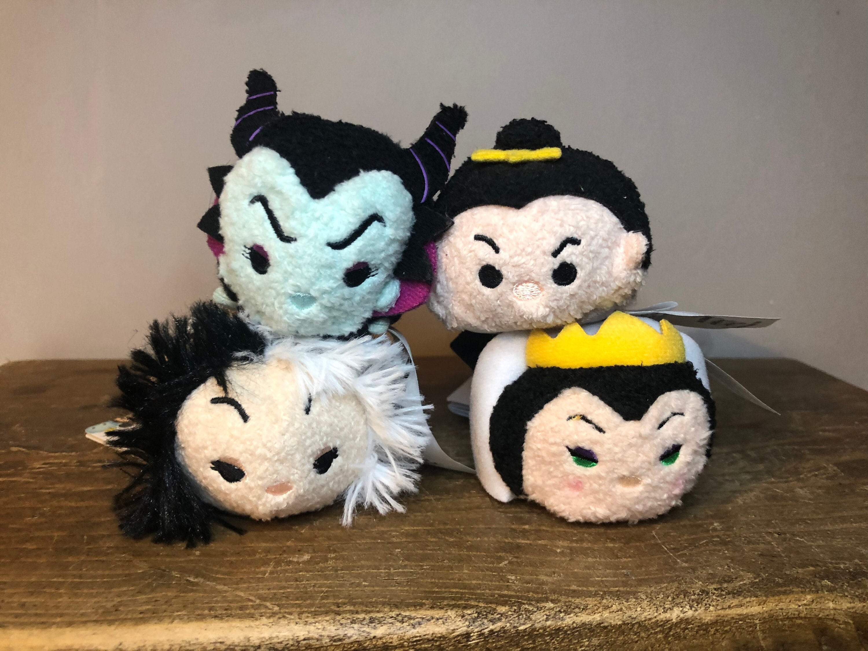 ディズニー ツムツム ぬいぐるみ ヴィランズ ソフトビーニー タグ付き