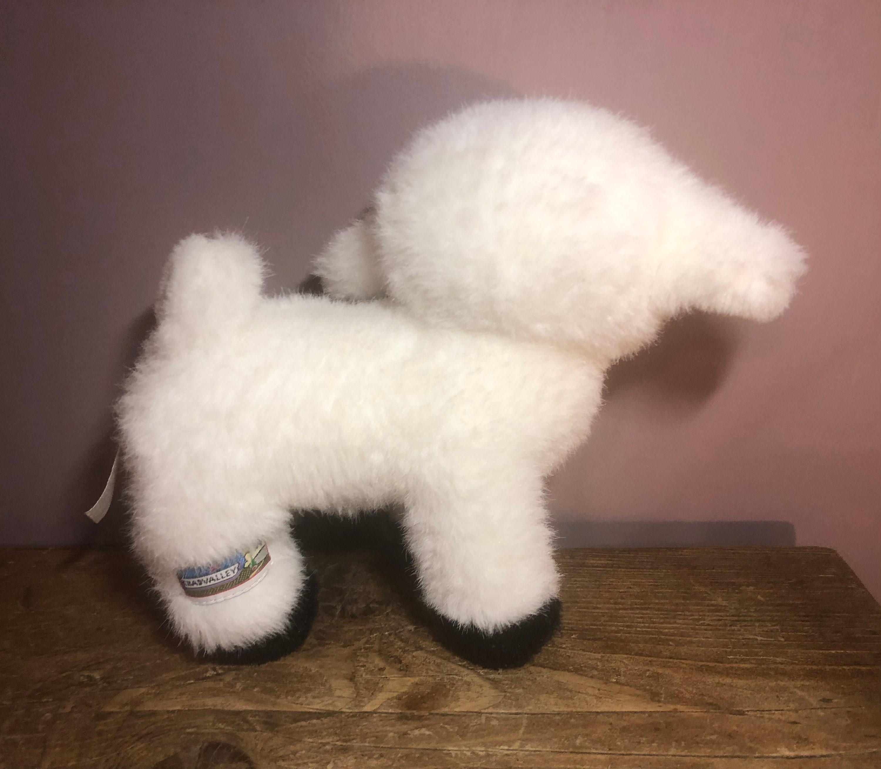 ヴィンテージ チャドバレー ラム ぬいぐるみ：黒顔羊、1990年代の