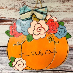 Fall Wooden Door Hanger | Pumpkin Stacked Door Hanger | Fall Decor | Fall Door Sign | Hello Fall Hanger | Fall | Autumn | Pumpkin Spice