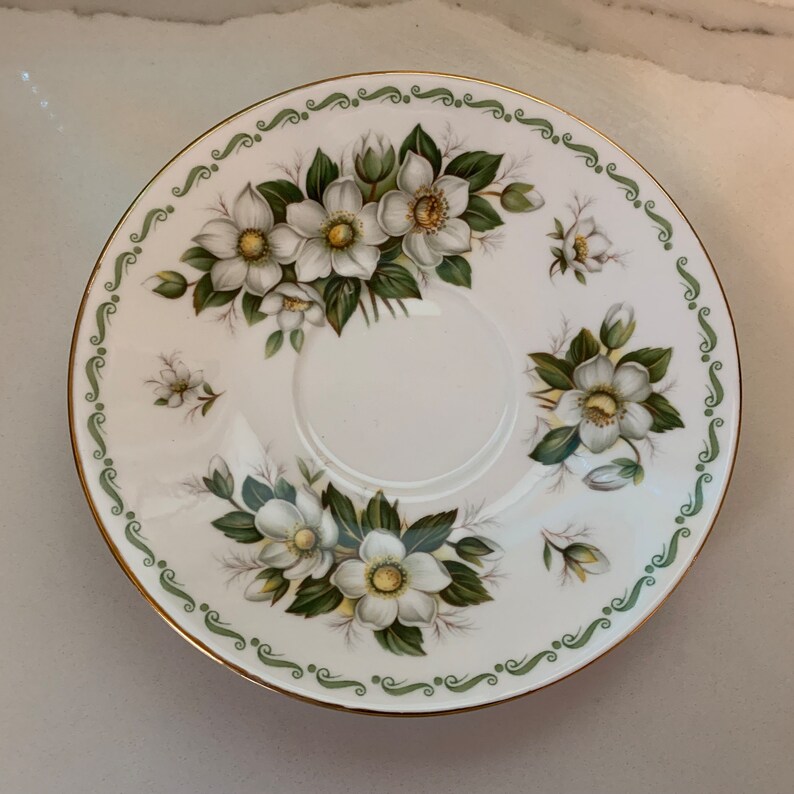 Queens Fine Bone China by Rosina With Christmas Roses Etsy