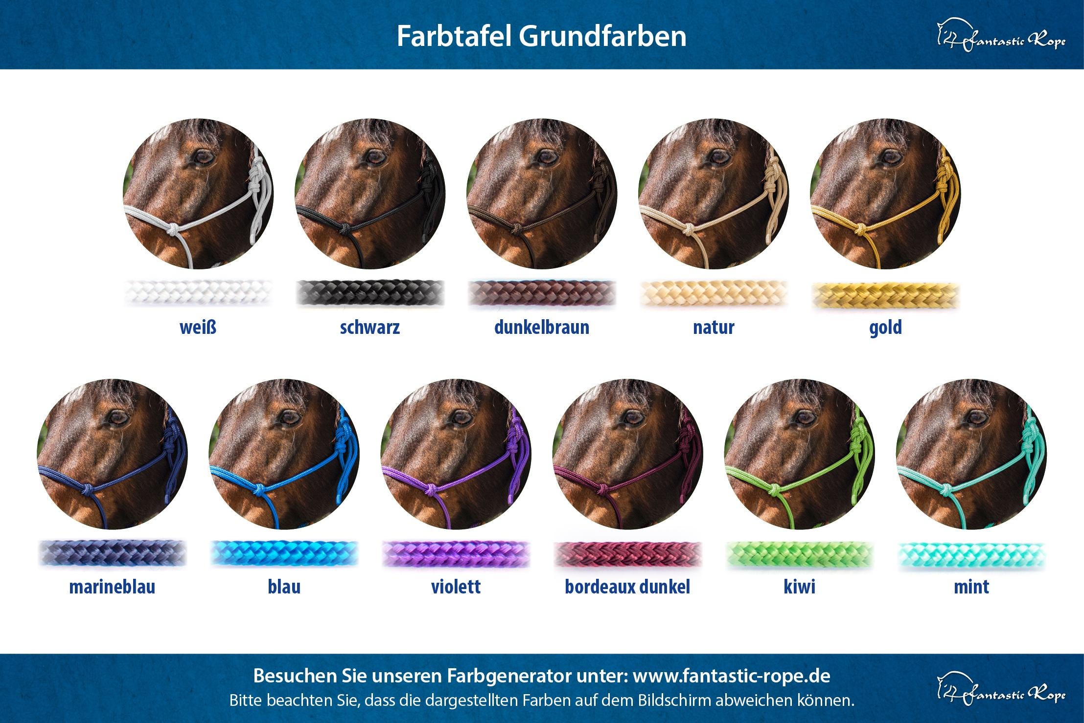 Ozean - Knotenhalfter - Herr Pferd