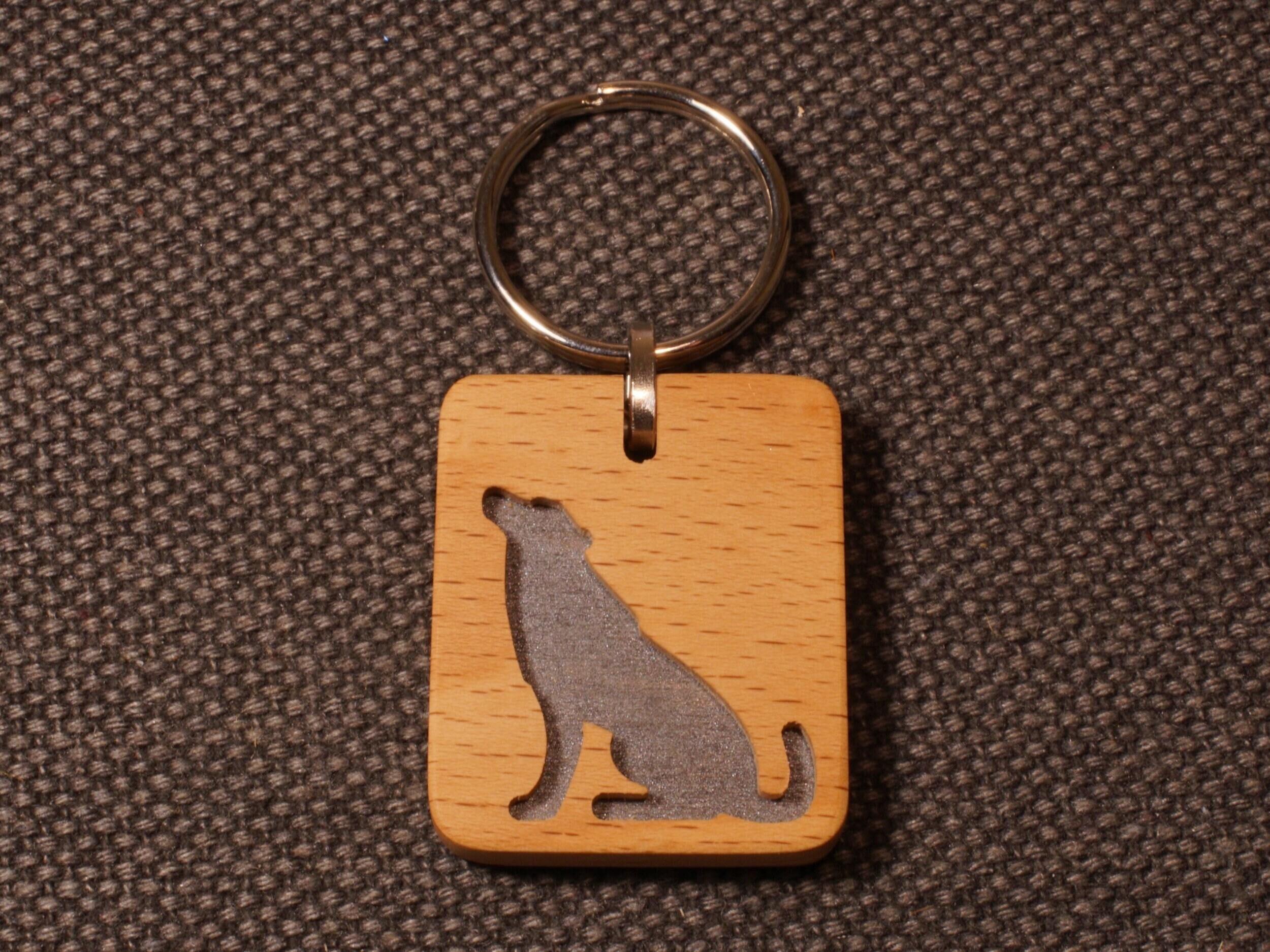 Tête de chien porte-clés en bois Créalia - Coffrets Créatifs pour enfant