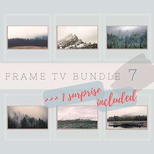 Vintage Landscape Frame TV Art: Minimalist Style (Digital Download Bundle)