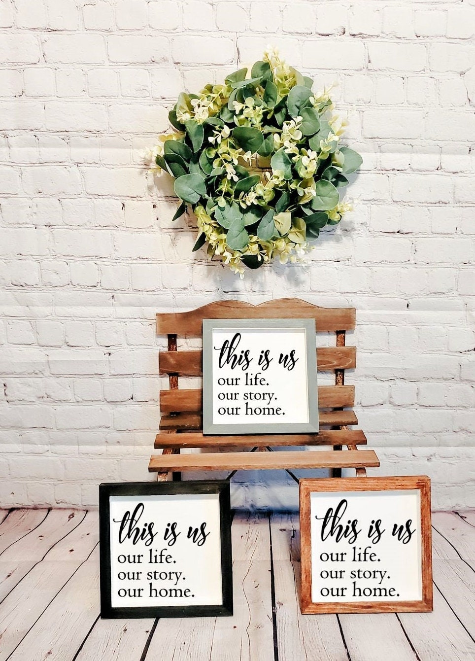 This is Us | Wooden Sign | Shelf Decor | Home Decor | Accent Signs ...
