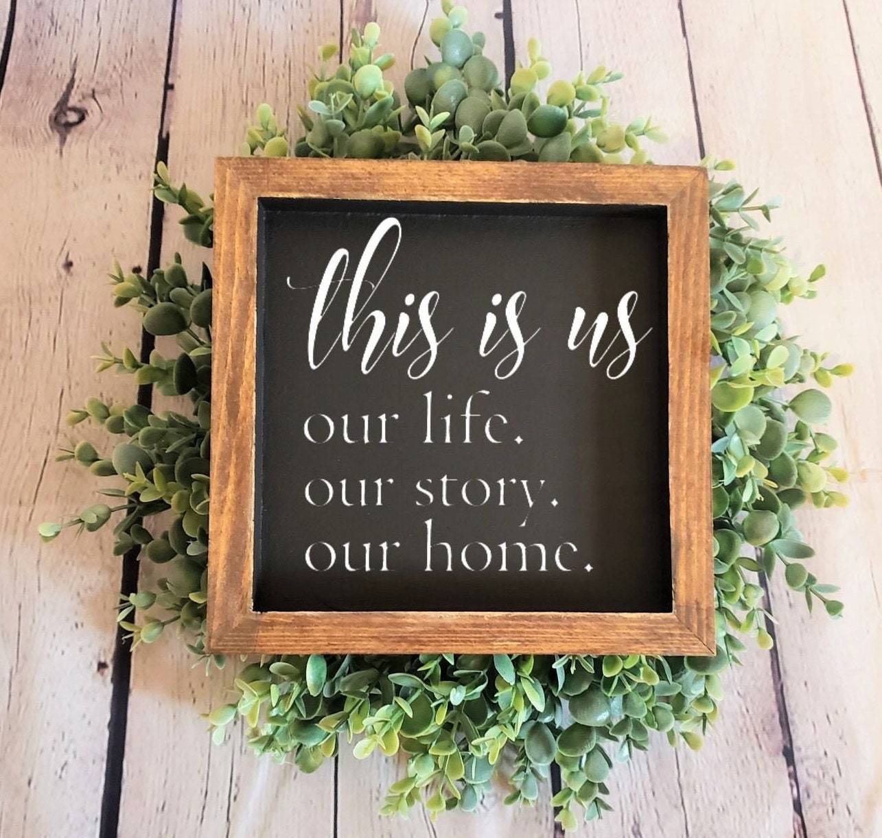 This is Us | Wooden Sign | Shelf Decor | Home Decor | Accent Signs ...