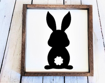 Easter Bunny | Spring Wood Signs | Bunny Wood Signs | Spring Decor | Spring Signs | Small Wood Signs | Seasonal Decorating | Springtime