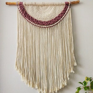 Macrame Wall Hanging, Boho Wall Decor, Nursery Decor, New Home Ornament, Housewarming gift, Gril image 4