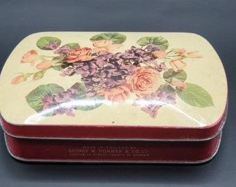 VINTAGE ANTIQUE George W. Horner Toffee Candy Tin - Etsy