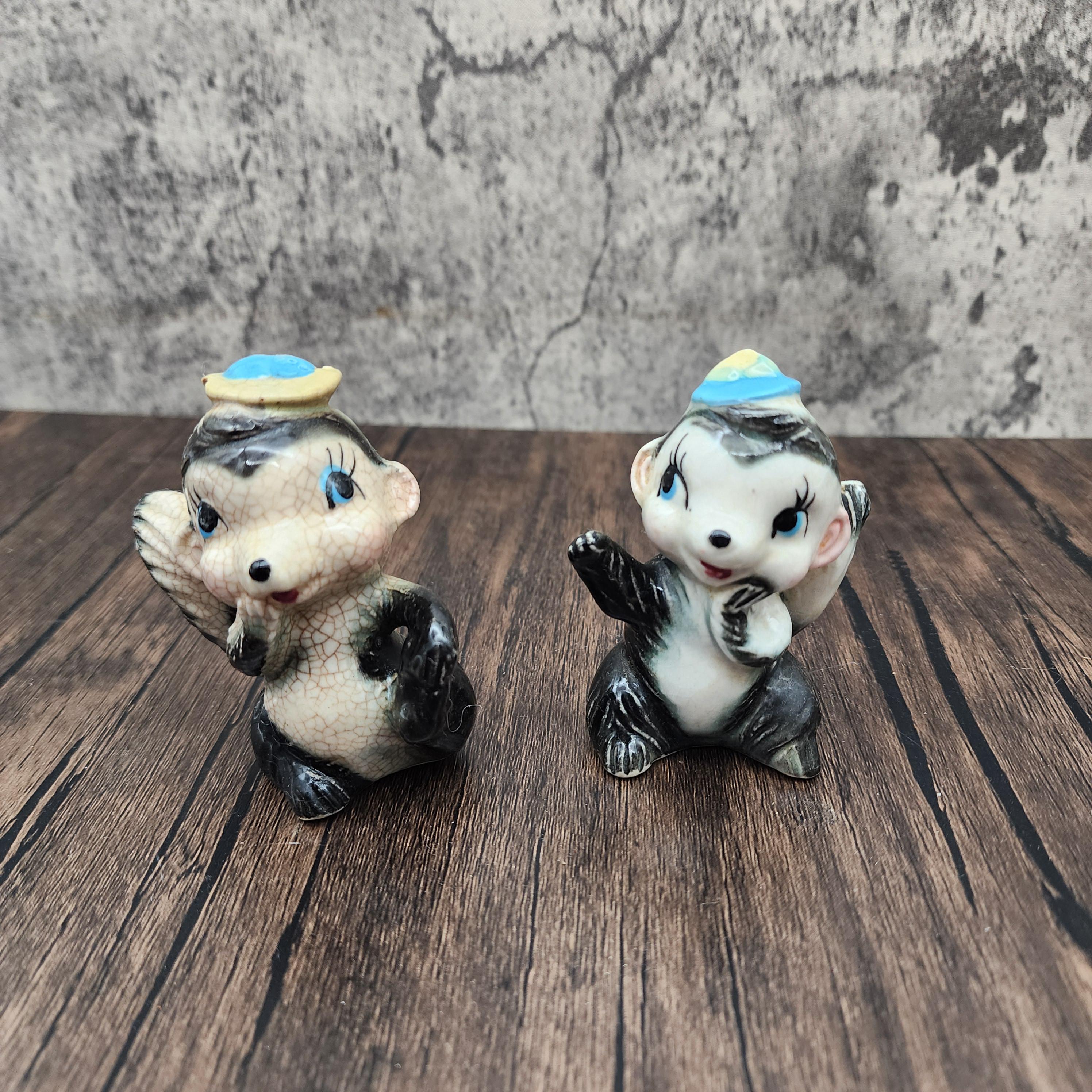 Vintage Porcelain Skunk - Etsy
