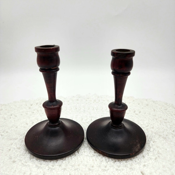 Turned Candle Holder Etsy