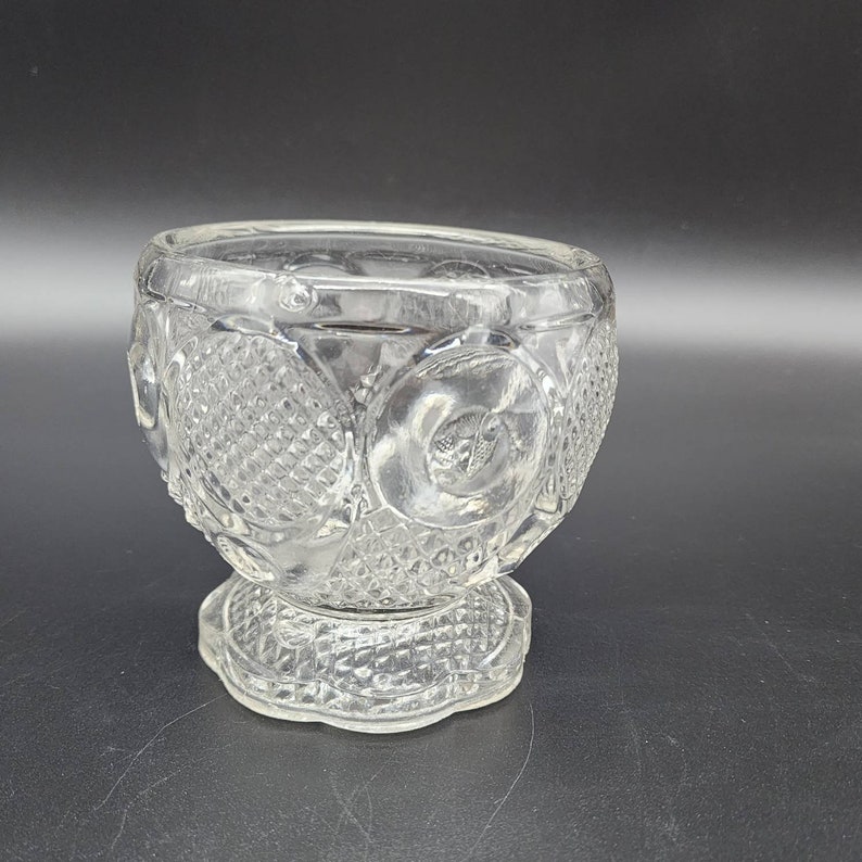 EAPG Flint Glass Horn of Plenty Sugar Bowl Boston & Sandwich Glass Co
