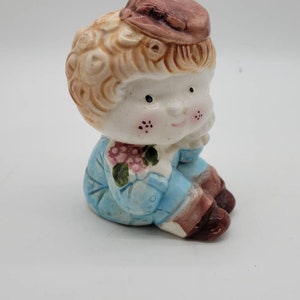 Vintage Ceramic Sitting Boy Bank