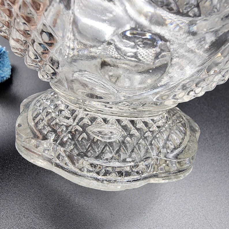 EAPG Flint Glass Horn of Plenty Sugar Bowl Boston & Sandwich Glass Co