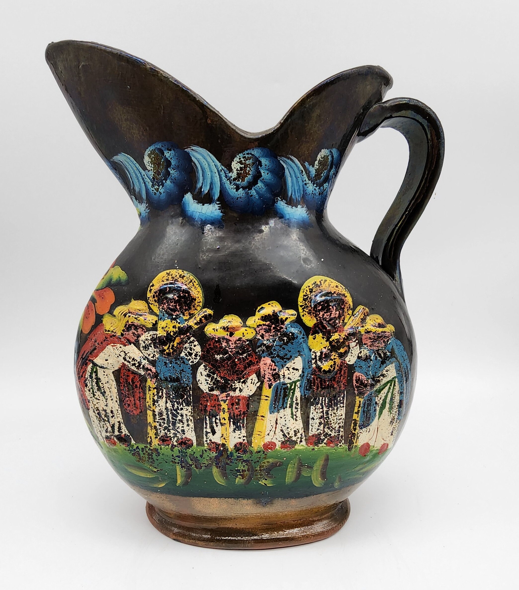 1960s Vintage Folk Art Pottery ウベダ IDEE 1960s Vintage Folk Art Pottery ウベダ IDEE