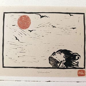Linocut Extremadura