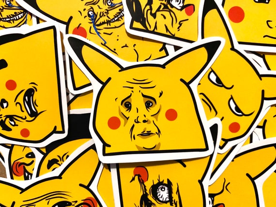 Meme Cromalaka Sticker - Meme Cromalaka Pikachu - Discover & Share