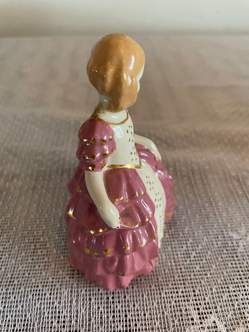 Vintage Royal Doulton Figurine Rose Ruffled Dress Marked With Etsy
