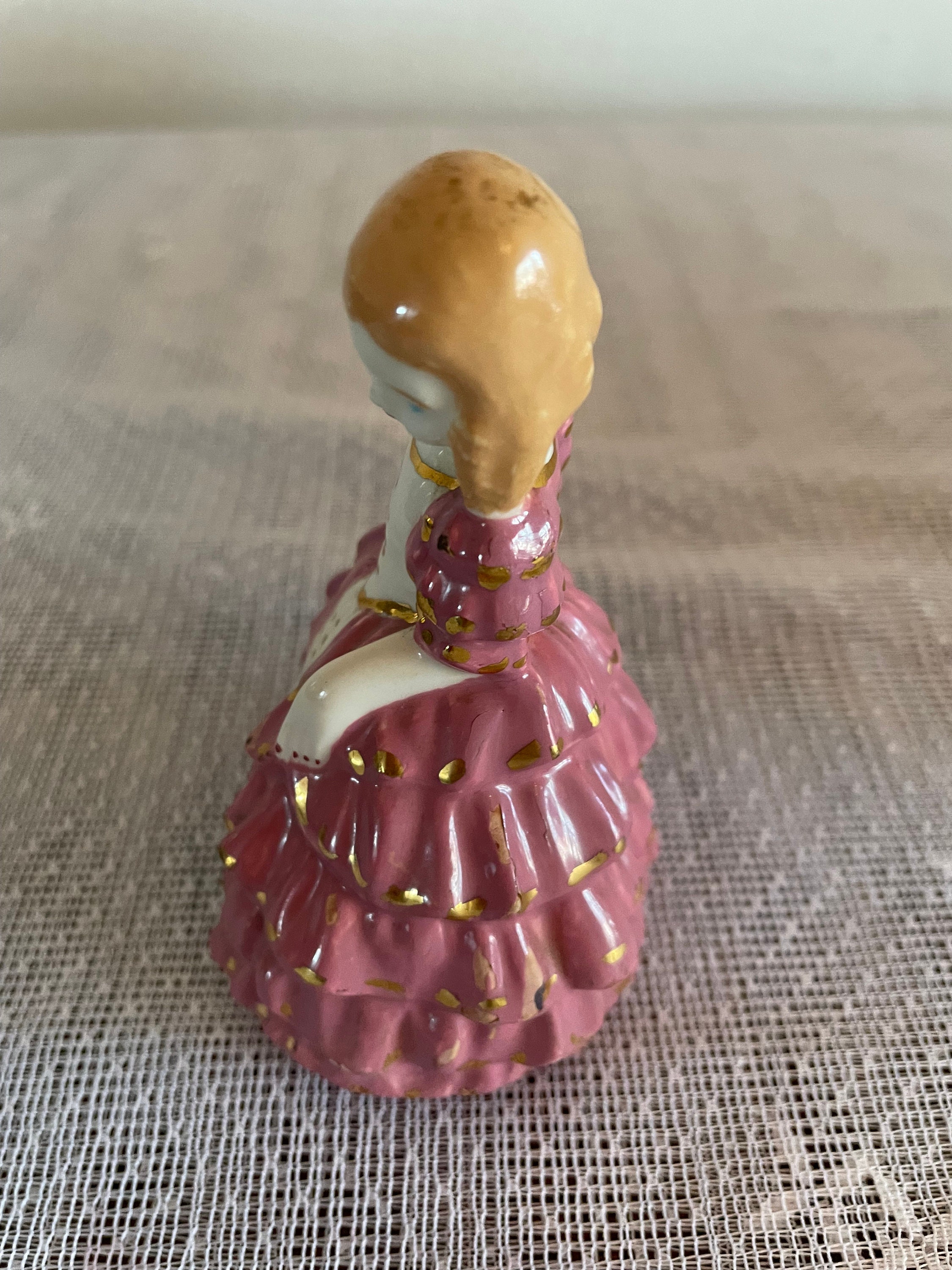 Vintage Royal Doulton Figurine Rose Ruffled Dress Marked With Etsy