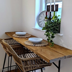 Rustic & Reloved | Breakfast Bar | Dining furniture | Reclaimed wood | Scaffolding boards