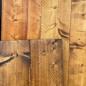 Canadian Cedar, Medium Oak and Jacobean Dark Oak