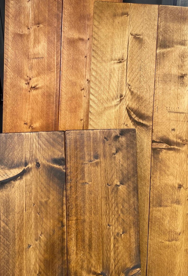 Canadian Cedar, Medium Oak and Jacobean Dark Oak