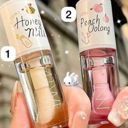 GUICAMI Mini Lip Gloss Portable Keychain Lipgloss Kawaii Lip Tint Makeup  Korean Cosmetics for Female Makeup Matte Lipstick