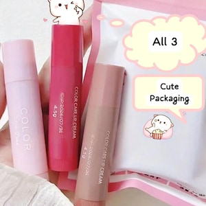 Cute Coquette Korean Y2k k-beauty Moisturizing Lipstick, Soothing Lipcare, Makeup,  Hydrating Nourishing Lip Oil Tint,
