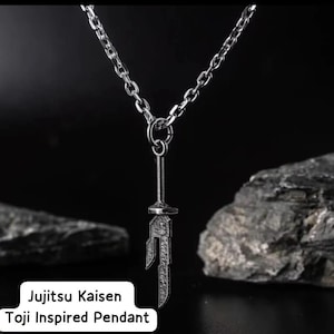 Omgekeerde speer van de hemel (天逆鉾) hangerketting - geinspireerd door Toji Fushiguro van Jujutsu Kaisen JJK - JJK Anime-cosplay