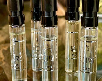 Hector's Parfum Köln Sample Set: Unisex Duft Geschenkset (5 x 2ml) Weihnachten Valentines