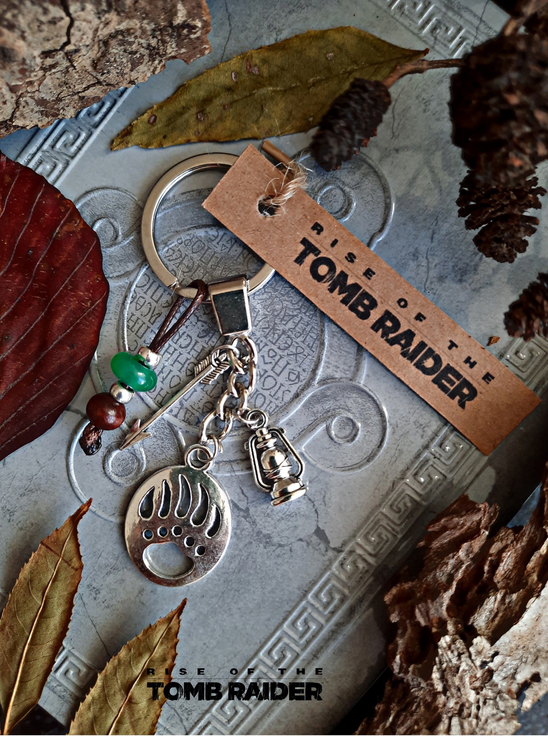 Tomb Raider Keychain Etsy