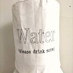 AtolyeNo35 ベージュウォーター刺繍ウォーターディスペンサーカバー