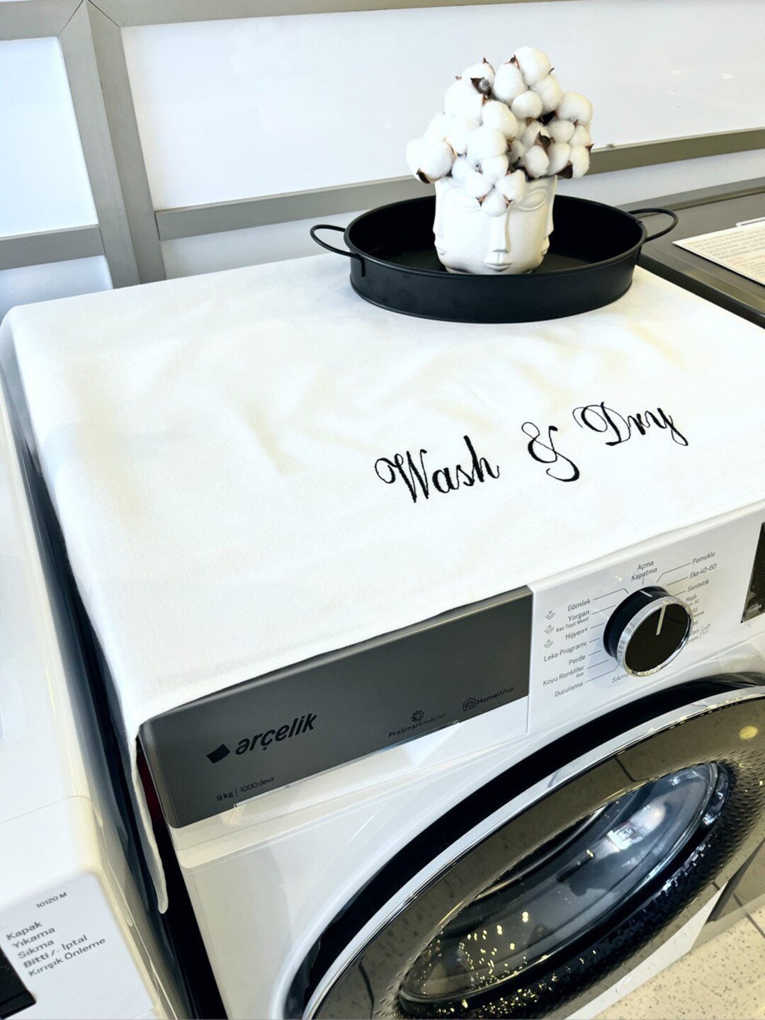 Homeprepco wash & Dry Embroidered Washer and Dryer Etsy
