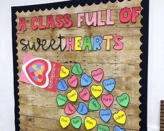 Valentine's Day Bulletin Board Letters