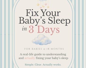 Baby Sleep Guide PDF | 3-Day Fix, Wake Windows, Naps (4-18 Months)