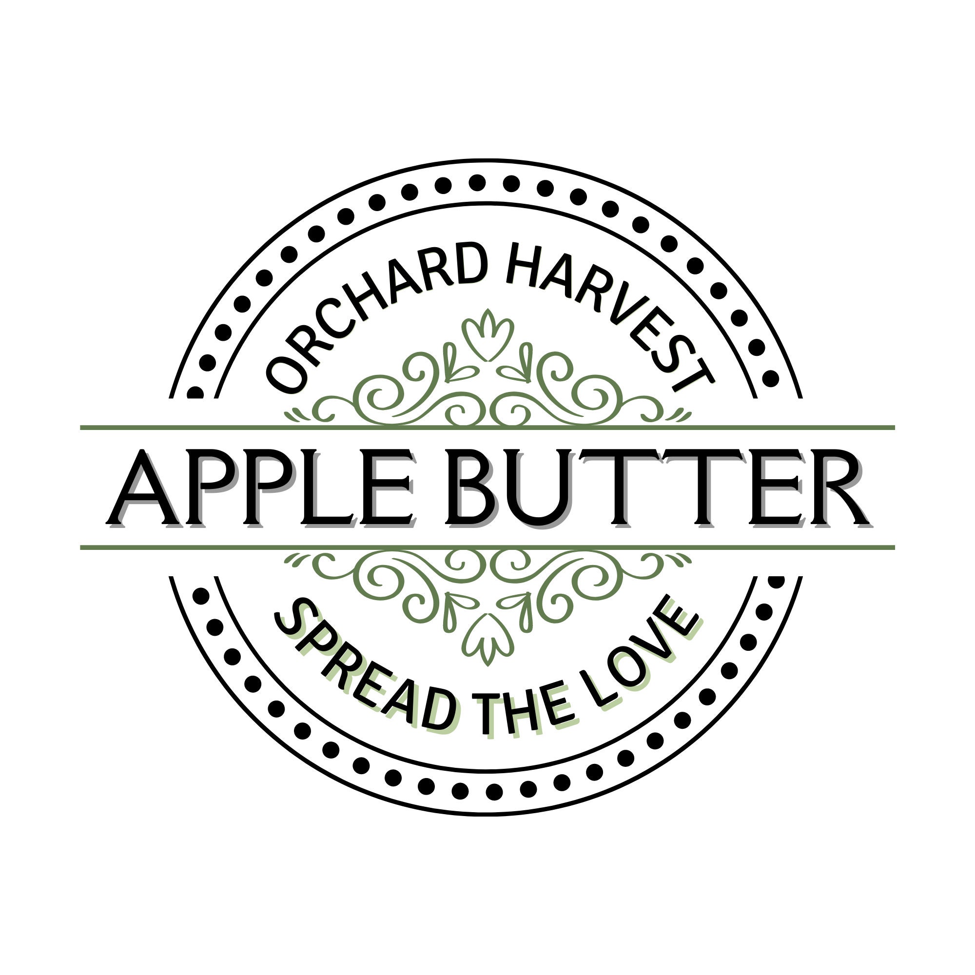 Apple Butter Labels Custom Stickers for Home Apple Butter Etsy