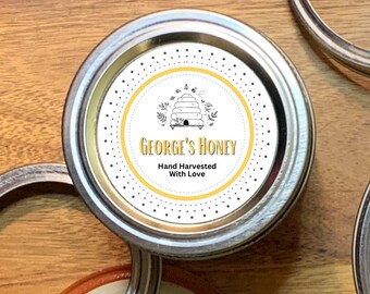 Custom Honey Jar Labels: Personalized Printed Stickers