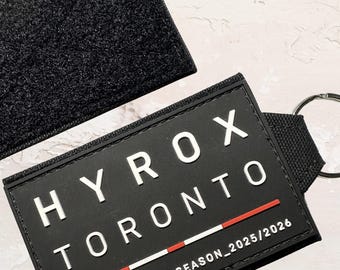 Keyring Hook & Look Patch Display - Suitable for HYROX style patches