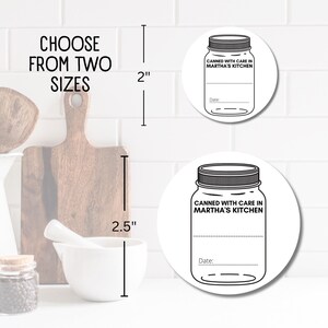 Canning labels- Personalized stickers for home canning image 7