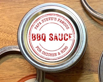 BBQ Sauce Labels - Customized Stickers
