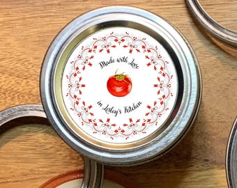 Personalized Pasta Sauce Labels: Custom Canning Stickers