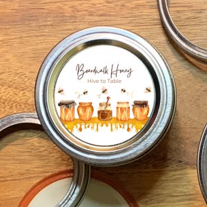 Custom Honey Labels: Homestead Apiary Stickers