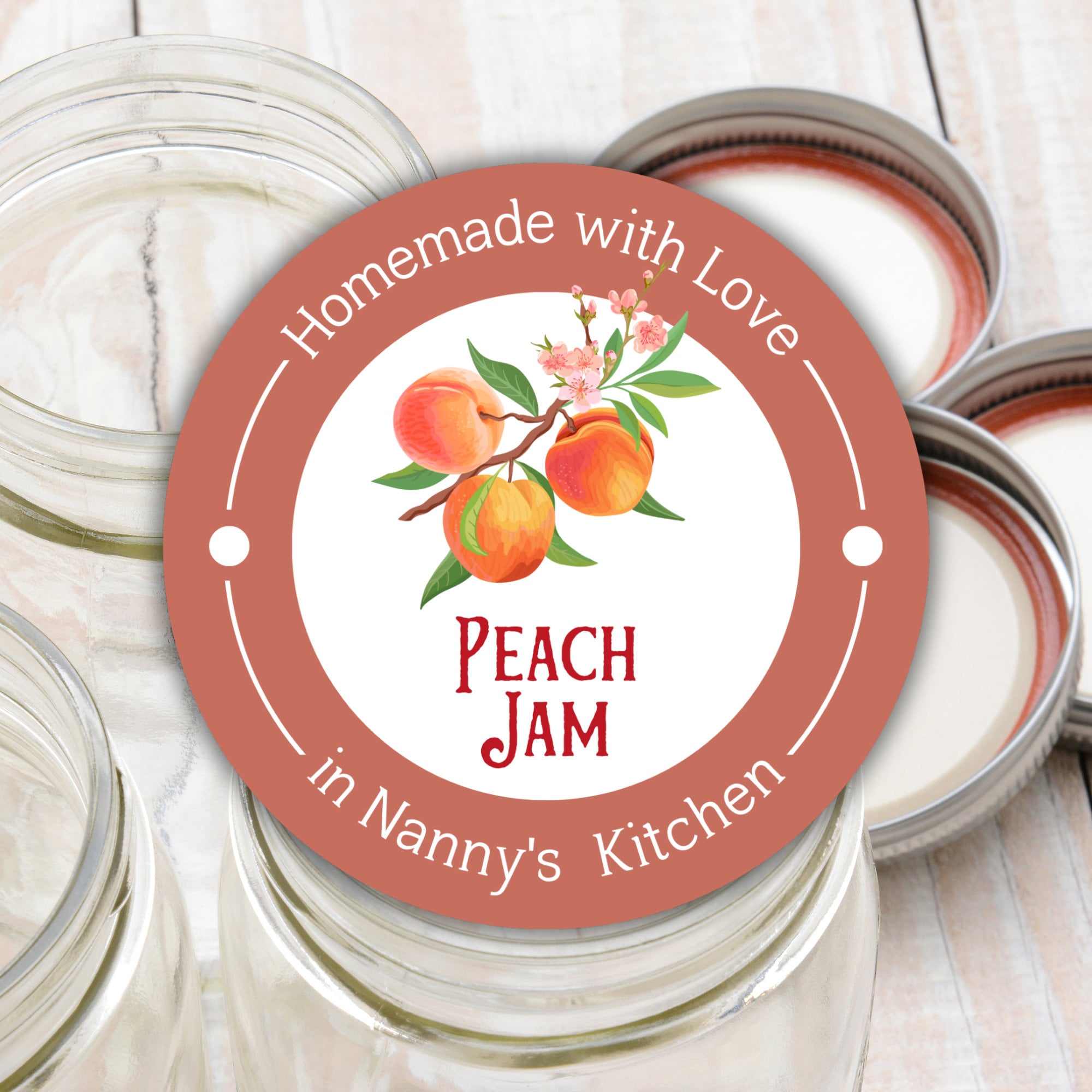Peach Jam Labels Personalized Canning Labels Vintage Vibe - Etsy peach-jam-labels-personalized-canning-labels-vintage-vibe-etsy