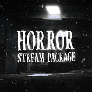 Animated Horror Twitch Overlay Package - Screens, Alerts, Webcam, Stinger Transition, Panels, Banner - Paranormal, Goth, Scary - Stream Pack